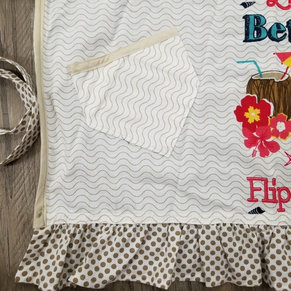 HANDMADE (by me) APRON Life's Better At The Beach - Picture 8 of 8